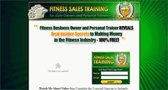 Desktop Screenshot of fitnesssalestraining.com